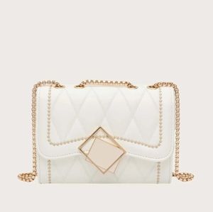 Quilted Flapchain Crossbody Bag